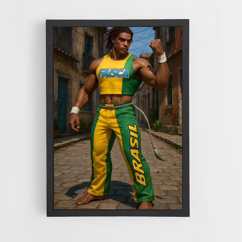 Poster Eddy's Vibe – affiche Capoeira (vue 2)
